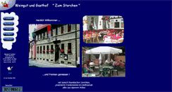 Desktop Screenshot of gasthofzumstorchen.de